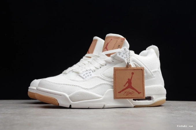 Air 4 Levi's x Jordan 'White' AO2571-100 0710